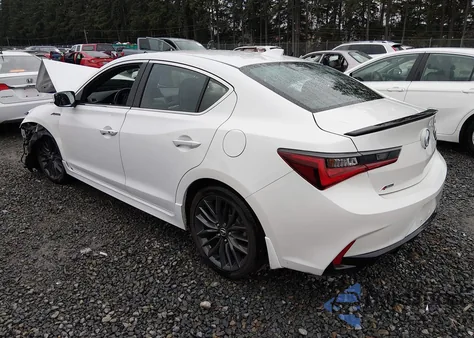 2020 Acura Ilx Premium A-Spec Packages/Technology A-Spec Packages from USA, damaged, VIN 19UDE2F87LA006048